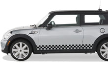 Load image into Gallery viewer, Mini Cooper Checkered Stripes Graphics Vinyl Decal Compatible with Mini Cooper