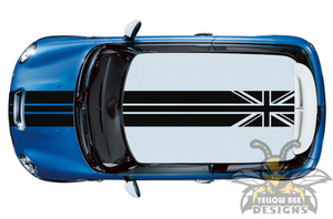 UK Stripes Graphics for mini cooper Countryman stripes, mini decal