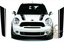 Load image into Gallery viewer, Mini Cooper Hood Decals Graphics Vinyl Compatible with Mini Cooper