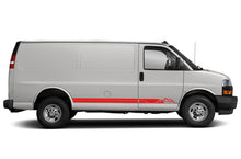 Load image into Gallery viewer, Mountain Stripes Graphics Vinyl Decals Compatible with Chevrolet Express