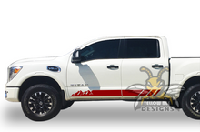 Load image into Gallery viewer, Mountain Side Stripes Graphics vinyl for Nissan Titan decals