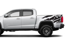 Load image into Gallery viewer, Mountains Bed Graphics Vinyl Decals Compatible with Chevrolet Colorado Crew Cab