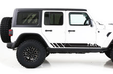 Load image into Gallery viewer, Mountains Stripes decals for Jeep JL Wrangler, side stickers