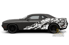 Load image into Gallery viewer, Nightmare Side Graphics Vinyl Decals for Dodge Challenger