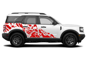 Nightmare Side Graphics Vinyl Decals Compatible with Ford Bronco Sport