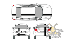 Load image into Gallery viewer, Offset Stripes Decals Graphics vinyl decals for Honda Accord