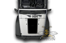 Load image into Gallery viewer, Outline Plain Graphics Stickers JL 2018 Wrangler Hood decals