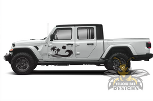 Palm Tree Graphics For Jeep Gladiator decals 2020