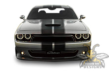 Load image into Gallery viewer, Rally Full Stripes Graphics Decal Compatible with Dodge Challenger 2016, 2017, 2018, 2019, 2020