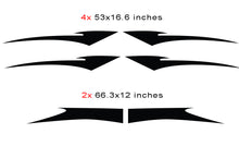 Load image into Gallery viewer, Replacement RV, Trailer Hauler, Camper, Motorhome, Decals, Graphics Black-Red-Gray