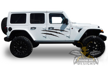 Load image into Gallery viewer, Scratches Side Graphics Kit Vinyl Decal Compatible with Jeep JL Wrangler 2018-Present