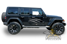 Load image into Gallery viewer, Scratches Side Graphics Kit Vinyl Decal Compatible with Jeep JL Wrangler 2018-Present