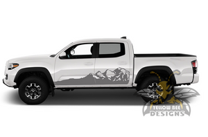 Side Door Mountain Graphics Decals for Toyota Tacoma Vinyl Decal