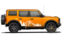 Load image into Gallery viewer, Side Door Mountain Trees Graphics Vinyl Decals for Ford bronco