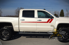 Load image into Gallery viewer, Side Hockey Stripes Graphics Vinyl Compatible decals for gmc sierra