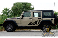 Load image into Gallery viewer, Side Mountain Graphics JL Wrangler decals, side stickers