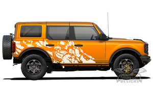 Side Nightmare Graphics Vinyl Decals for Ford bronco