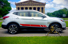 Load image into Gallery viewer, Side Rocket Stripes Graphics vinyl for Nissan Rogue decals