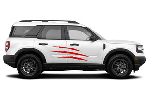 Side Scratches Graphics Vinyl Decals Compatible with Ford Bronco Sport