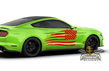 Load image into Gallery viewer, Side USA Flag Decals Graphics Vinyl Stickers Compatible with Ford Mustang