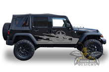 Load image into Gallery viewer, Splash Star Graphics Kit Vinyl Decal Compatible with Jeep JL Wrangler 4 Door 2018-Present