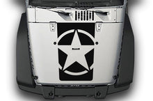 Load image into Gallery viewer, Star Hood Graphics decals Wrangler Hood stickers