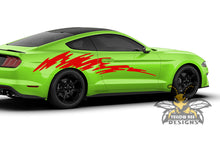 Load image into Gallery viewer, Strike Side Decals Graphics vinyl for ford Mustang USA decals