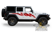 Load image into Gallery viewer, Strike Graphics Kit Vinyl Decal Compatible with Jeep JL Wrangler 4 Door 2018-Present