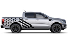 Load image into Gallery viewer, US Flag Side Graphics Decals Compatible with Ford Ranger