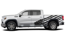 Load image into Gallery viewer, USA Flag bed side Graphics Vinyl Compatible gmc sierra decals