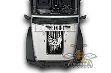 Load image into Gallery viewer, USA Eagle Graphics Stickers JL 2019 Wrangler Hood decals
