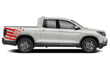 Load image into Gallery viewer, USA Flag Bed Graphics Vinyl Decals Compatible with Honda Ridgeline