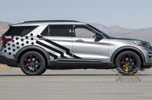 Load image into Gallery viewer, USA Flag Side Door Graphics For Ford Explorer decals