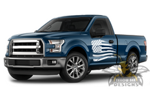 Load image into Gallery viewer, USA Flag Side Graphics Ford F150 Regular Cab decals