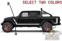 Load image into Gallery viewer, Scrambler Retro Hood Graphics Decals For Jeep Gladiator 2020