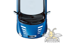 Load image into Gallery viewer, Vent Hood decals, vinyl Graphics for mini cooper hood stickers