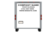 Load image into Gallery viewer, Business Vinyl Lettering, Graphics, Decals For Trailer 7' x 16'