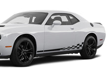 Load image into Gallery viewer, Wavy Flag Stripes Door Graphics Decal Compatible with Dodge Challenger