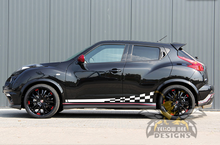 Load image into Gallery viewer, Wavy Flag Side Stripe Graphics vinyl decals for Nissan juke