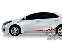 Load image into Gallery viewer, Wavy Side Stripes Graphics Decals for Toyota Corolla