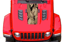 Load image into Gallery viewer, Jeep JT Gladiator Hood Brown Camouflage Graphics compatible with JT Gladiator