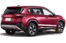 Load image into Gallery viewer, Belt Line Side Stripes Graphics Vinyl Decals Compatible with Nissan Rogue