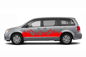 Adventure Mountain Graphics Decals for Dodge Grand Caravan