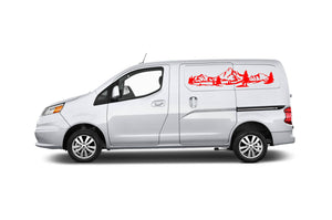 Adventure Mountain Graphics Decals Compatible with Nissan NV200