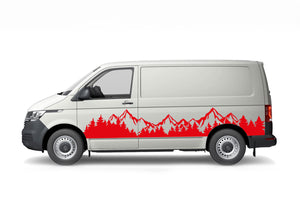 Adventure Mountains Graphics Decals for Volkswagen Transporter