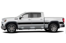Load image into Gallery viewer, Center Side Stripes Graphics Vinyl Compatible with GMC Sierra decals