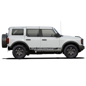 Compass Hood and stripes Graphics Decals Compatible with Ford Bronco