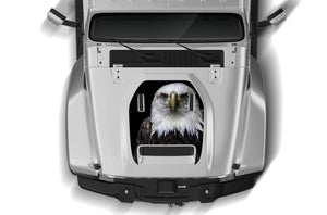 Eagle Head Hood Graphics Decals for Jeep JT Gladiator Mojave