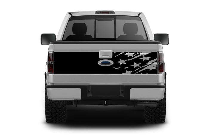 US Flag Tailgate Graphics Decals Compatible with Ford F150 2009-2014