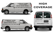 Load image into Gallery viewer, Package of company decals: Vinyl letters compatible with Chevrolet Express